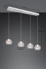 Lampa wisząca LED nowoczesna szklane klosze półokrągłe designerska ściemnialna FLYNT 331610406 Trio 